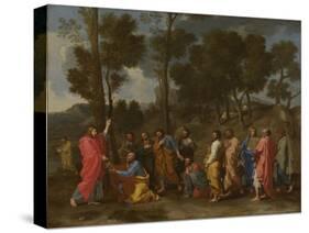 Seven Sacraments: Ordination, Ca 1637-1640-Nicolas Poussin-Stretched Canvas