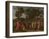 Seven Sacraments: Ordination, Ca 1637-1640-Nicolas Poussin-Framed Giclee Print