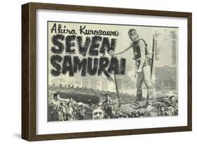 Seven Samurai, 1954-null-Framed Art Print