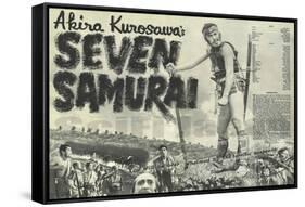 Seven Samurai, 1954-null-Framed Stretched Canvas