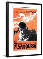 Seven Samurai, French Movie Poster, 1954-null-Framed Art Print