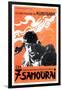 Seven Samurai, French Movie Poster, 1954-null-Framed Art Print