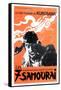 Seven Samurai, French Movie Poster, 1954-null-Framed Stretched Canvas