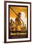 Seven Samurai, Italian Movie Poster, 1954-null-Framed Art Print