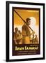 Seven Samurai, Italian Movie Poster, 1954-null-Framed Art Print