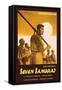 Seven Samurai, Italian Movie Poster, 1954-null-Framed Stretched Canvas