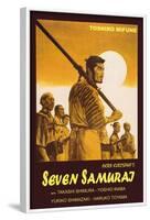 Seven Samurai, Italian Movie Poster, 1954-null-Framed Art Print