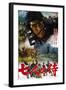 Seven Samurai, Japanese Movie Poster, 1954-null-Framed Art Print