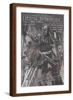 Seven Samurai, Polish Movie Poster, 1954-null-Framed Art Print