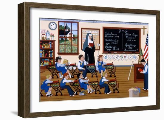 Seven Scholars of One Dreamer-Sheila Lee-Framed Giclee Print