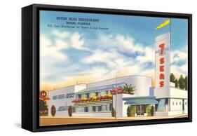Seven Seas Restaurant, Miami, Florida-null-Framed Stretched Canvas