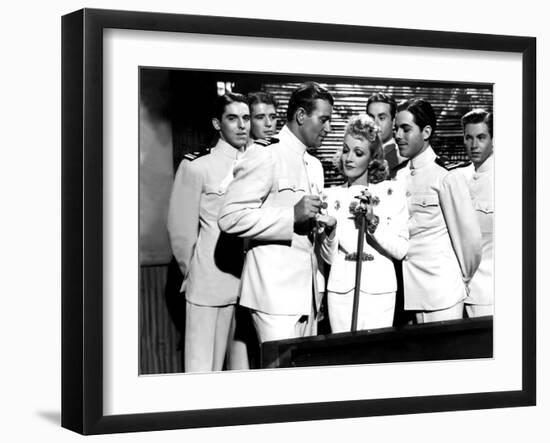 Seven Sinners, Marlene Dietrich, John Wayne, 1940-null-Framed Photo