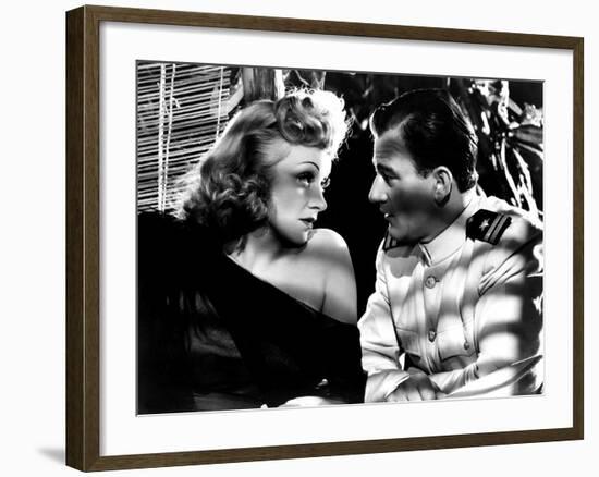 Seven Sinners, Marlene Dietrich, John Wayne, 1940-null-Framed Photo