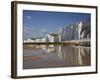 Seven Sisters Chalk Cliffs, Birling Gap, East Sussex, England-David Wall-Framed Photographic Print