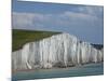 Seven Sisters Chalk Cliffs, Seen from Cuckmere Haven, Near Seaford, East Sussex, England-David Wall-Mounted Photographic Print