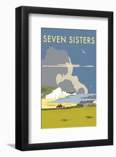 Seven Sisters - Dave Thompson Contemporary Travel Print-Dave Thompson-Framed Giclee Print