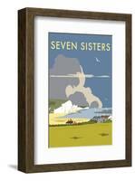 Seven Sisters - Dave Thompson Contemporary Travel Print-Dave Thompson-Framed Giclee Print