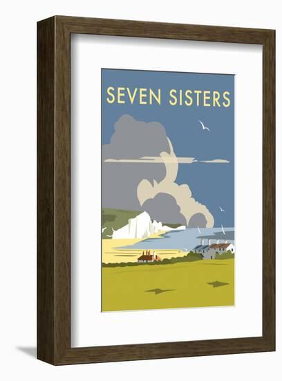 Seven Sisters - Dave Thompson Contemporary Travel Print-Dave Thompson-Framed Giclee Print