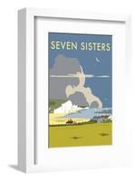 Seven Sisters - Dave Thompson Contemporary Travel Print-Dave Thompson-Framed Giclee Print