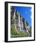 Seven Sisters Falls as Seen from Ferry, Geiranger Fjord, Norway, Europe-Anthony Waltham-Framed Photographic Print