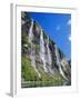 Seven Sisters Falls as Seen from Ferry, Geiranger Fjord, Norway, Europe-Anthony Waltham-Framed Photographic Print