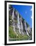 Seven Sisters Falls as Seen from Ferry, Geiranger Fjord, Norway, Europe-Anthony Waltham-Framed Photographic Print