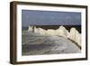 Seven Sisters from Birling Gap, South Downs National Park, East Sussex, England, United Kingdom-Rolf Richardson-Framed Photographic Print