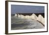 Seven Sisters from Birling Gap, South Downs National Park, East Sussex, England, United Kingdom-Rolf Richardson-Framed Photographic Print