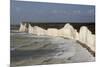 Seven Sisters from Birling Gap, South Downs National Park, East Sussex, England, United Kingdom-Rolf Richardson-Mounted Photographic Print