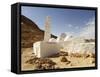 Seven Sleepers Mosque, Chenini, Sahara Desert, Tunisia, North Africa, Africa-Dallas & John Heaton-Framed Stretched Canvas