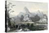 Seven Star Mountains-Thomas Allom-Stretched Canvas