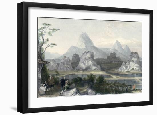 Seven Star Mountains-Thomas Allom-Framed Art Print