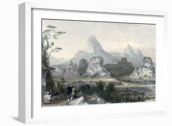 Seven Star Mountains-Thomas Allom-Framed Art Print