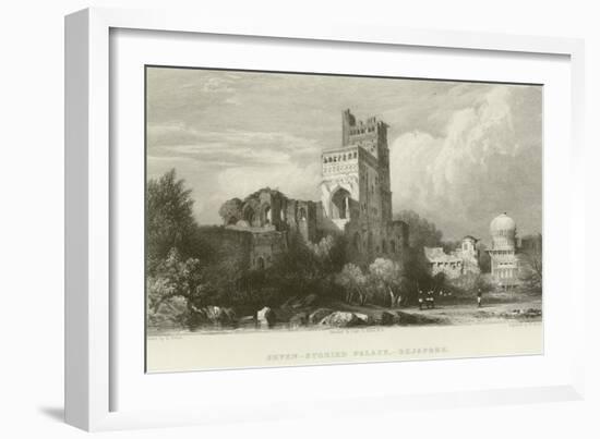 Seven-Storied Palace in Bejapore-Samuel Prout-Framed Giclee Print