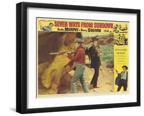 Seven Ways From Sundown, 1960-null-Framed Art Print