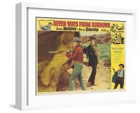 Seven Ways From Sundown, 1960-null-Framed Art Print