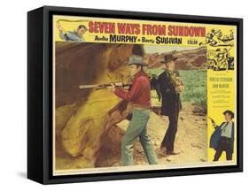 Seven Ways From Sundown, 1960-null-Framed Stretched Canvas