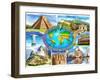 Seven Wonders of the World-Adrian Chesterman-Framed Art Print