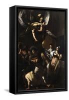 Seven Works of Mercy-Caravaggio-Framed Stretched Canvas