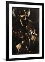 Seven Works of Mercy-Caravaggio-Framed Premium Giclee Print