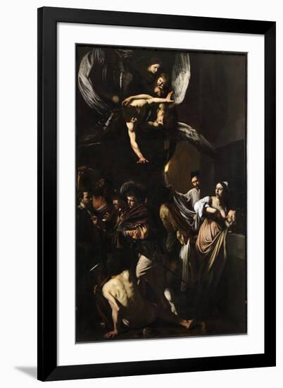 Seven Works of Mercy-Caravaggio-Framed Premium Giclee Print