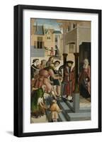 Seven Works of Mercy-Master of Alkmaar-Framed Art Print