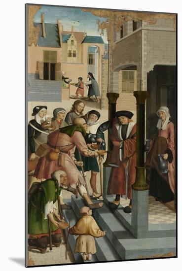 Seven Works of Mercy-Master of Alkmaar-Mounted Art Print