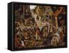 Seven Works of Mercy-Pieter Brueghel the Younger-Framed Stretched Canvas