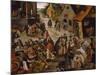 Seven Works of Mercy-Pieter Brueghel the Younger-Mounted Giclee Print