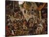 Seven Works of Mercy-Pieter Brueghel the Younger-Stretched Canvas