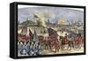 Seven Years' War (1756-1763). Episode of the French Indian War between Great Britain and France in-null-Framed Stretched Canvas