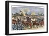 Seven Years' War (1756-1763). Episode of the French Indian War between Great Britain and France in-null-Framed Giclee Print