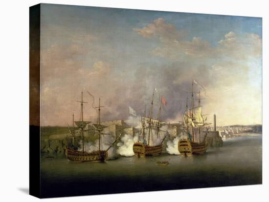 Seven Years' War (1756-1763): the Bombing of Morro Castle (Cuba) on July 1, 1762, an Interpretation-Richard Paton-Stretched Canvas