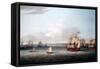 Seven Years' War (1756-1763): the British Fleet Entered the Port of Havana (Cuba) on August 21, 176-Dominic Serres-Framed Stretched Canvas